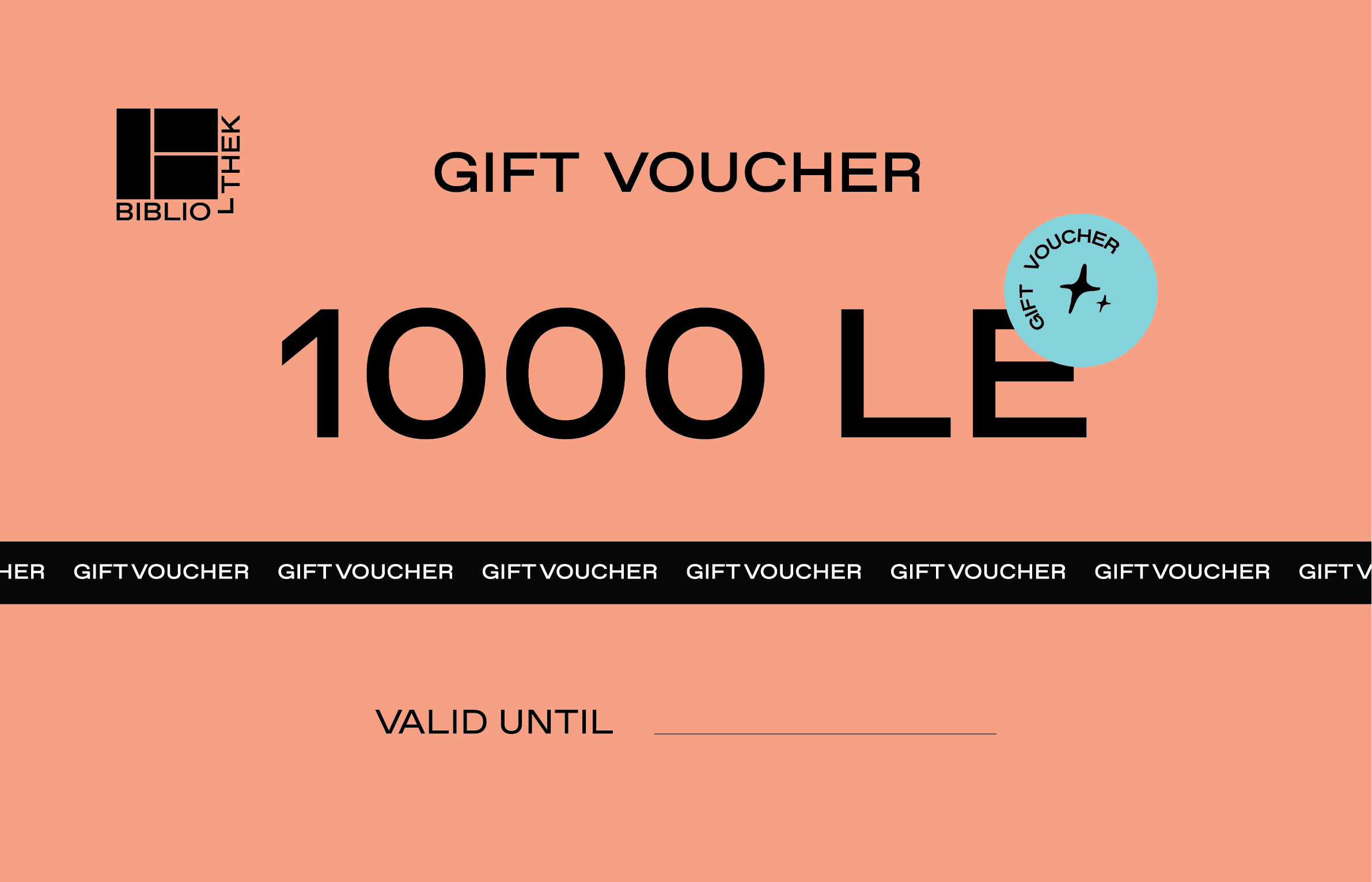 Bibliothek Gift Voucher - 3
