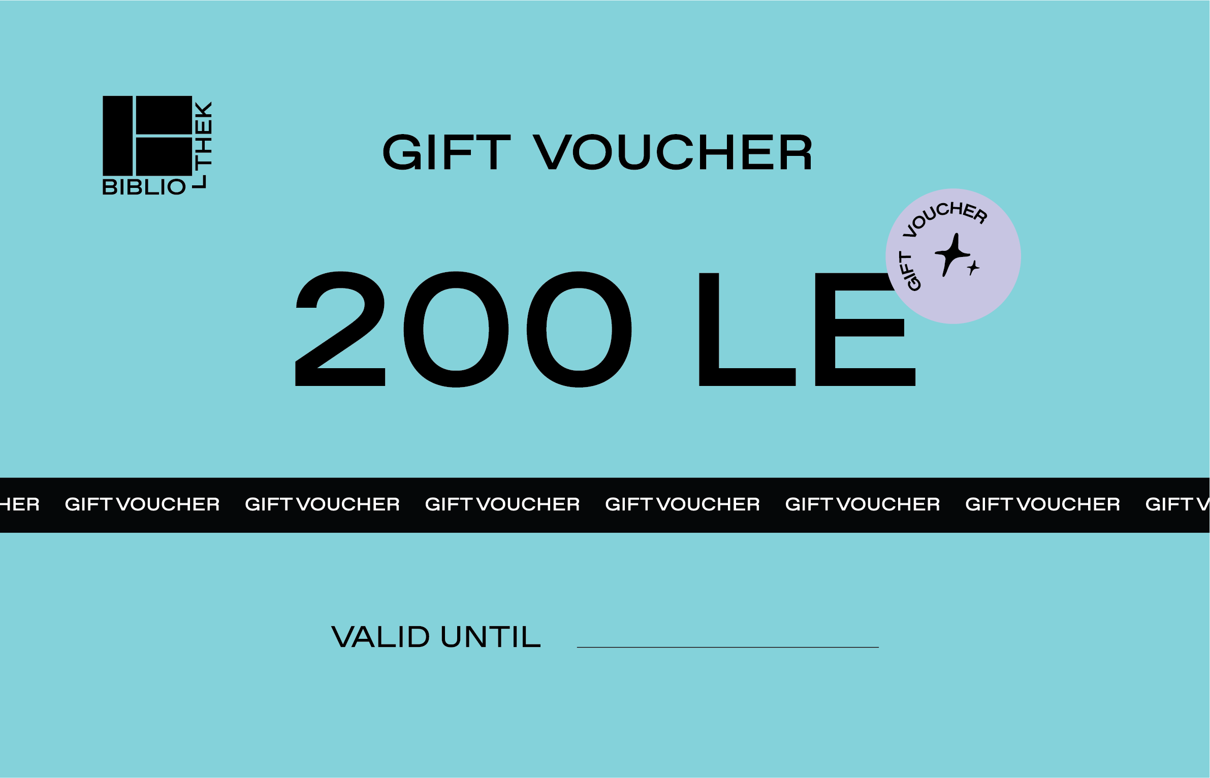 Bibliothek Gift Voucher - 1