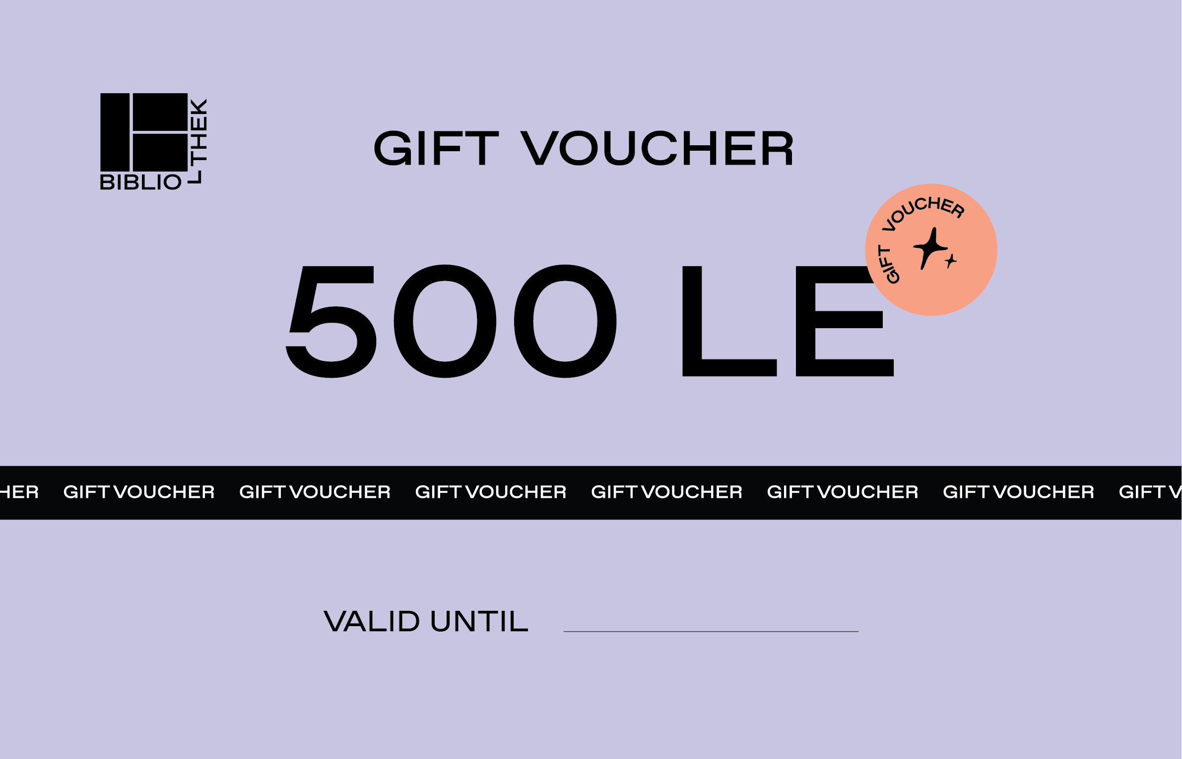 Bibliothek Gift Voucher - 2
