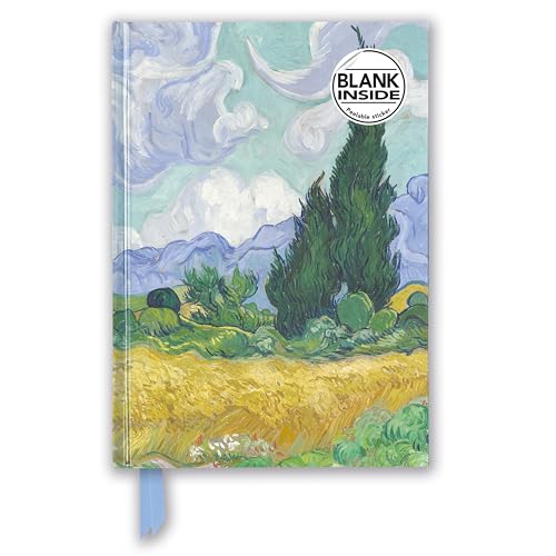 Vincent van Gogh: Wheat Field with Cypresses (Foiled Blank Journal)